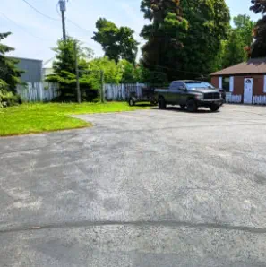 parking space for trucks and trailers