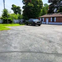 parking space for trucks and trailers